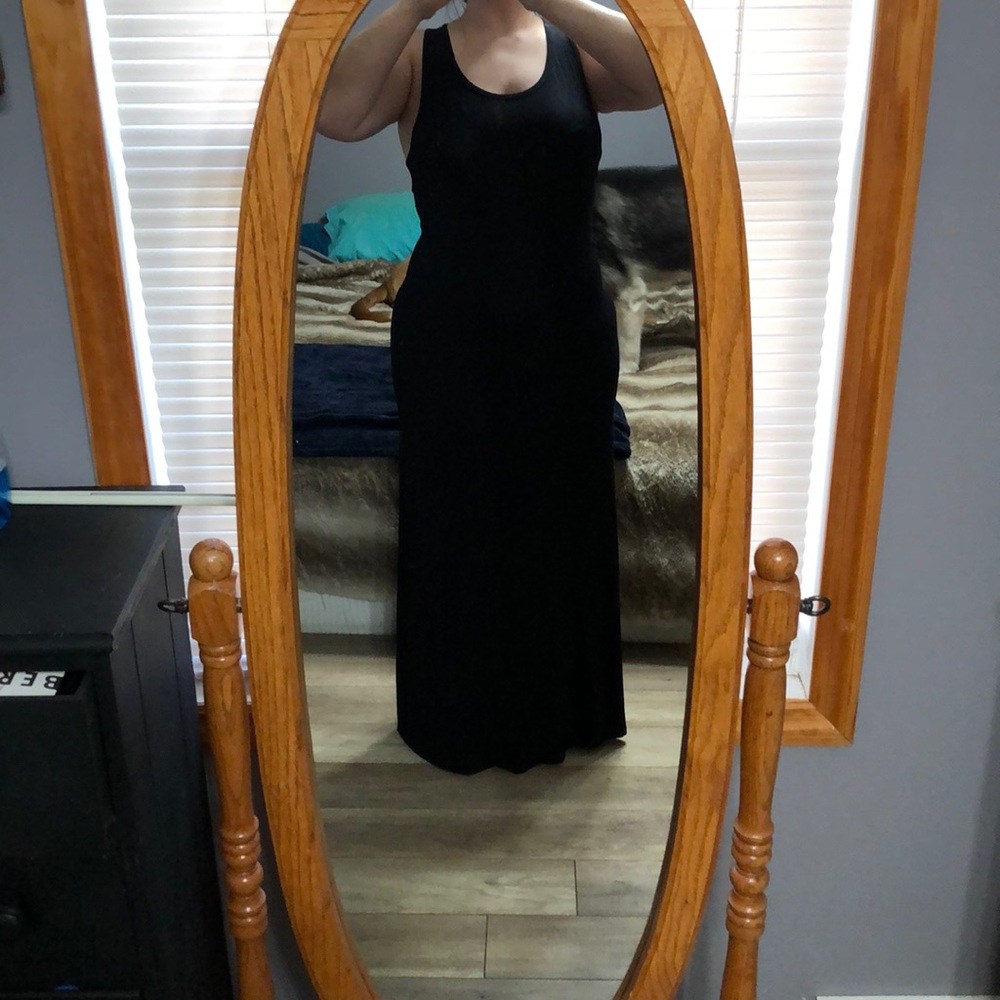 Forever 21 large black maxi dress